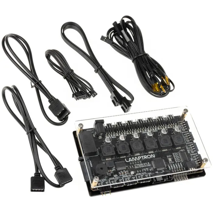 Lamptron CT630 Auto-Controller, PWM, ARGB - black-LAMP-CT630