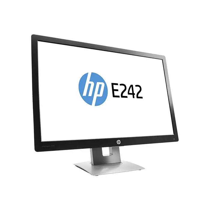LCD HP EliteDisplay 24" E242; black/gray;1920x1200, 1000:1, 250 cd/m2, VGA, HDMI, DisplayPort, USB Hub, AG, Heavily Used - Premium Obnovljeno