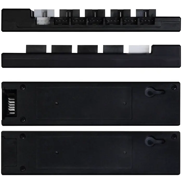 Lian Li EDGE HUB, 4x USB, 6x PWM - black-EG-HUB01B