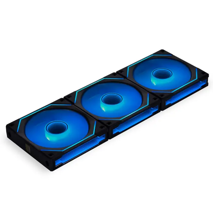 Lian Li UNI FAN SL-INF 120 ARGB Reverse Blade PWM Lüfter, 3er Pack inkl. Controller - 120mm, black-12RSLIN3B