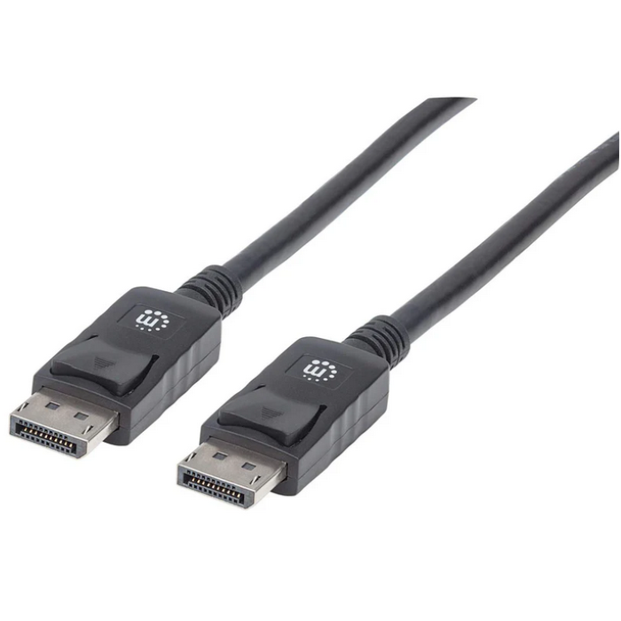 Manhattan kabel DP-DP M/M, 4K@60Hz, 1m, crni