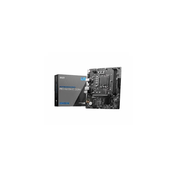 MSI PRO H610M-E DDR4 motherboard Intel H610 LGA 1700 micro ATX