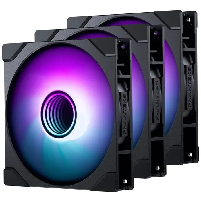 PHANTEKS M25 Gen2 PWM D-RGB Lüfter, 3er-Pack - 140mm, black-PH-F140M25_G2_DBK01_3P