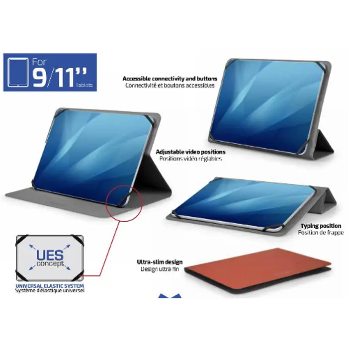 Port navlaka za tablet Noumea II 9/11", crna