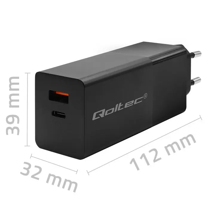 qoltec-52382-gan-power-pro-charger-1xusb-type-c-1xusb-a-100w-97486-ladqocsic0041.webp
