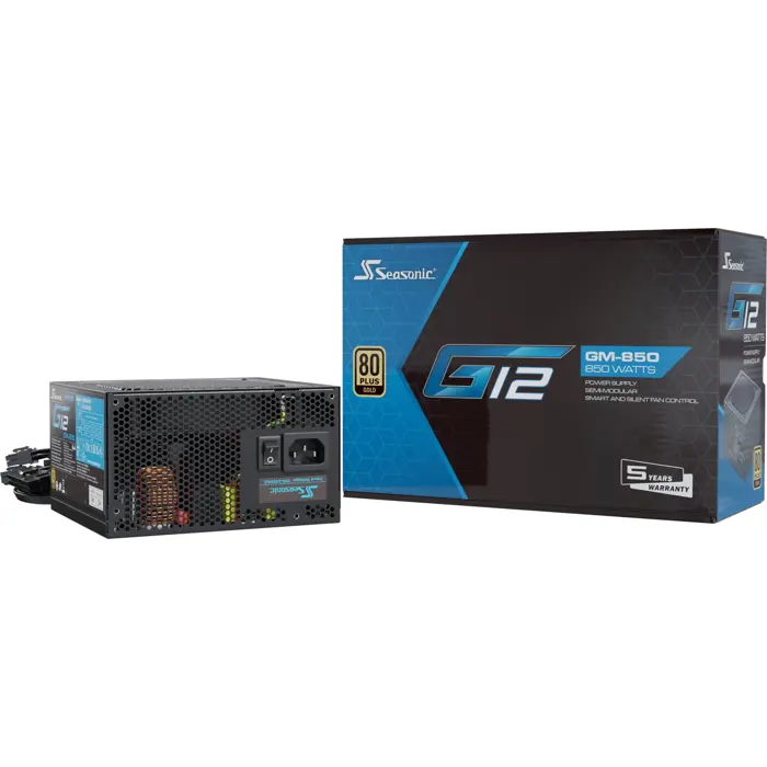 Napajanje Seasonic G12 GM-850, 850W, 80+ Gold, SSR-850FM 