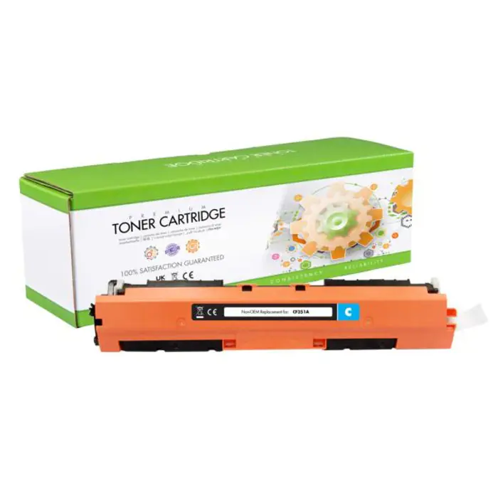 Toner Static Control HP CF351A, 130A, Cyan
