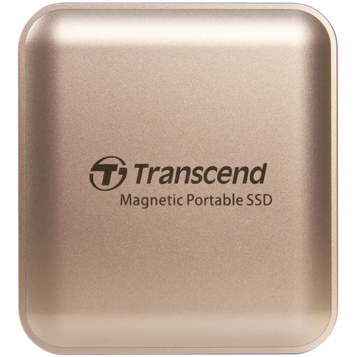 TRANSCEND 4TB, External SSD, ESD420G, USB 20Gbps, Type C, Magsafe, Gold