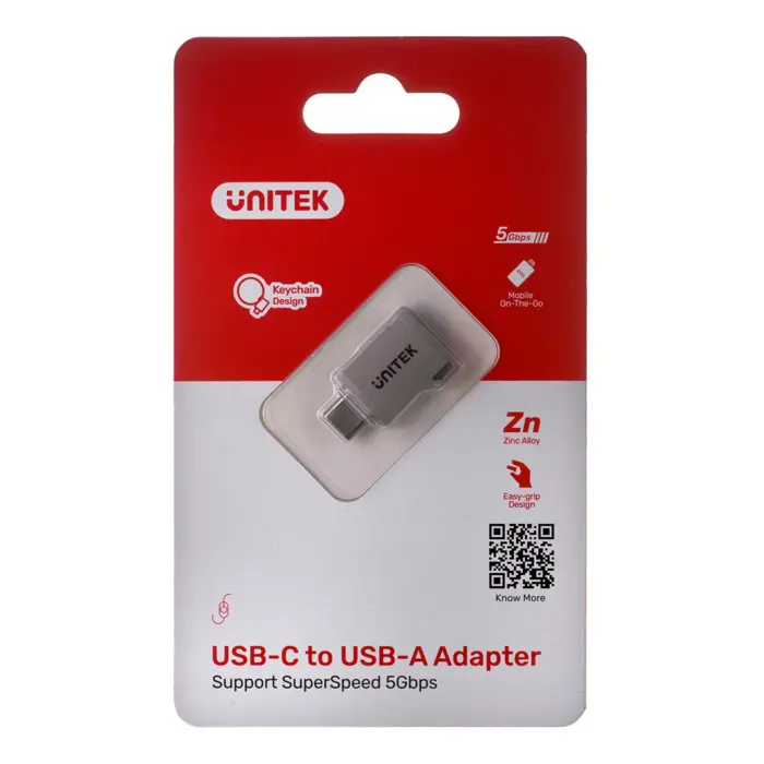 UNITEK ADAPTER USB-C-USB-A 3.1 GEN1, M/F, A1025GNI