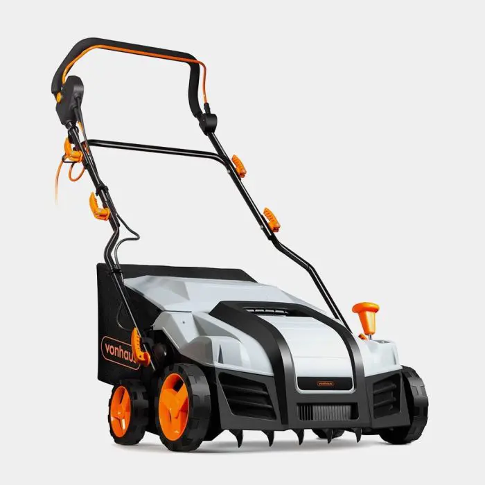 VonHaus 2-in-1 Lawn Aerator and Scarifier, 1800W
