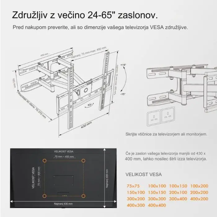 vonhaus-23-56-3939-folding-tv-wall-bracket-up-to-45kg-64387-e0014880.webp