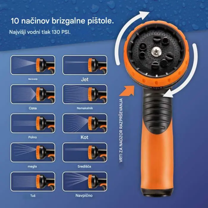 Vonhaus stretchable garden tube - 15 m