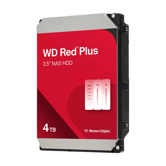 WD 4TB Red Plus 3,5" SATA 6Gb/s 5400rpm 128MB HDD disk