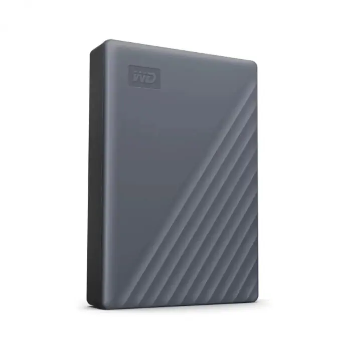 WD Passport 5TB Portable, USB 3.0 sivi