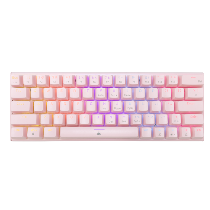 WHITE SHARK gaming mehanička tipkovnica  GK-004212V2  WAKIZASHI-2 roza pl.sw