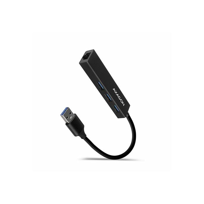 USB HUB AXAGON HMA-CR3A 3x USB-A + Gigabit LAN, 20cm
