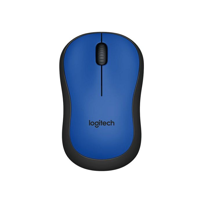 Miš LOGITECH M220 Silent, optički, bežični, plavi, USB