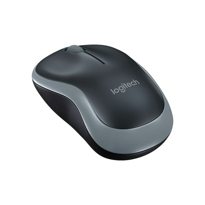 Miš LOGITECH M185, optički, bežični, 1000dpi, crno-sivi