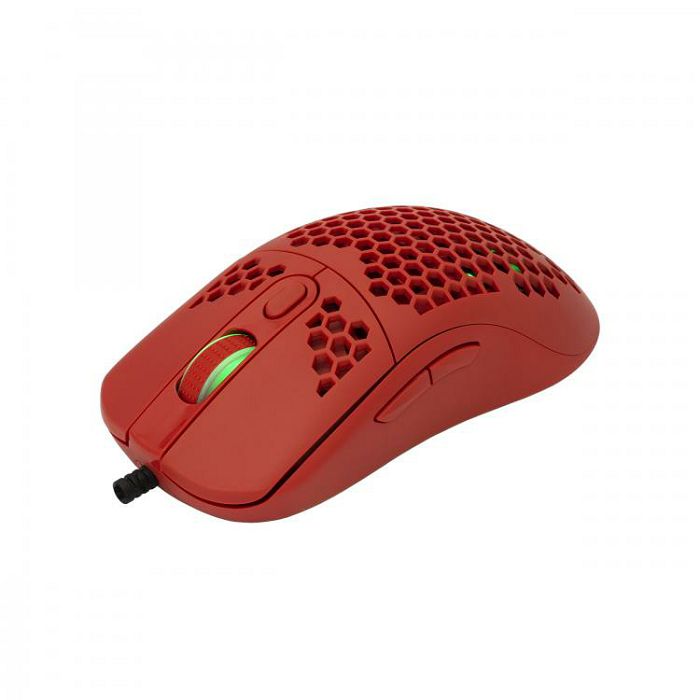 WHITE SHARK RGB gaming miš GALAHAD crveni 6400dpi