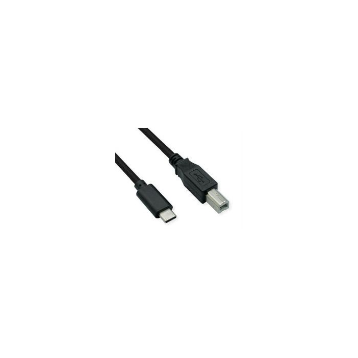 Roline USB2.0 Kabel TIP C, C - B, M/M, 3m, crni
