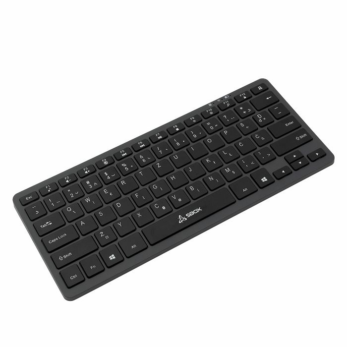 SBOX bluetooth tipkovnica BT-05 HR srebrna