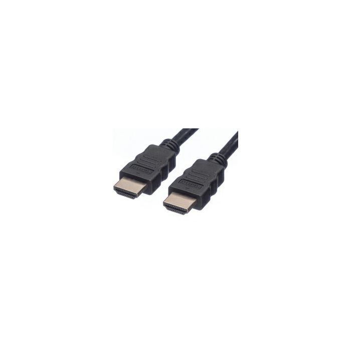 Roline VALUE UltraHD HDMI kabel sa mrežom, M/M, crni, 5.0m