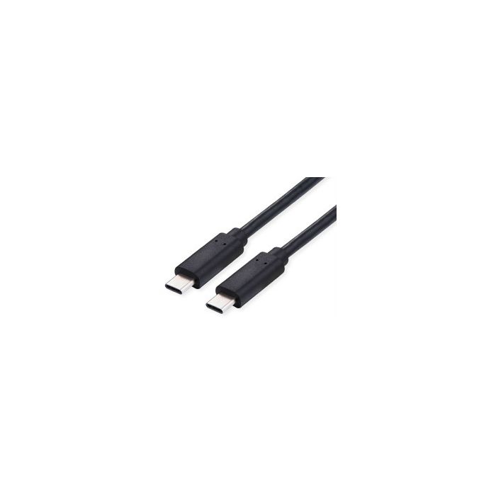 Roline VALUE USB2.0 kabel TIP C-C M/M, 100W, 3.0m, crni