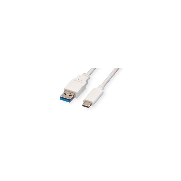 Roline VALUE USB 3.2 Gen 1 kabel, A-C, M/M, 2.0m, bijeli