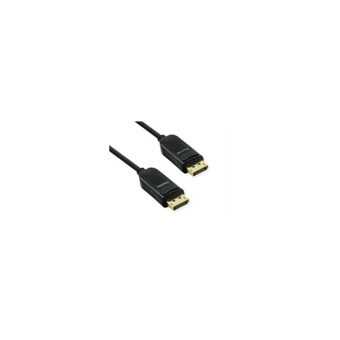 Roline VALUE DisplayPort kabel v1.4 (AOC), M/M,20m, crni