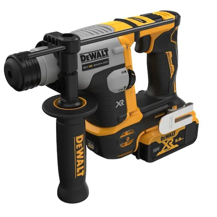 18V XR bezch. Rotary hammer 1.4J, 2x5.0AH trunk, load