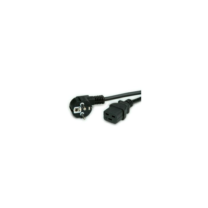 Roline VALUE naponski kabel, IEC320 C19 16A, 2.0m, crni