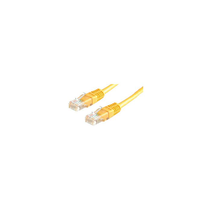 Roline UTP mrežni kabel Cat.5e, 0.5m, žuti