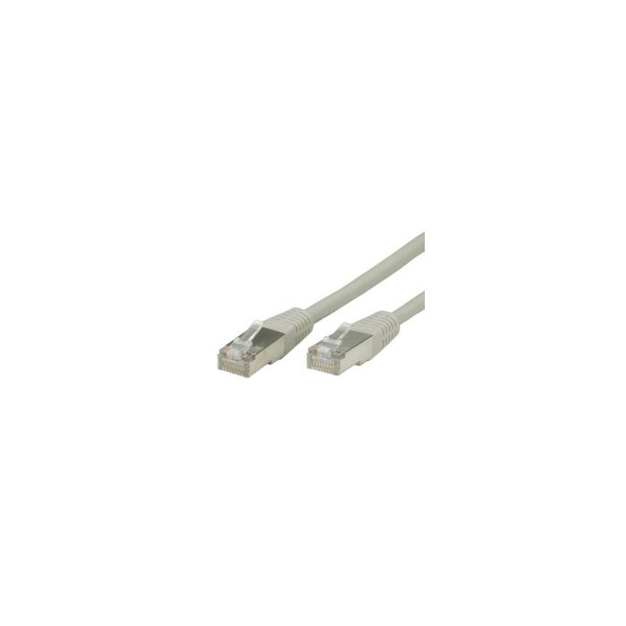 Roline VALUE Patch kabel oklopljeni Cat 6 S/FTP (PiMF) 0.5m sivi