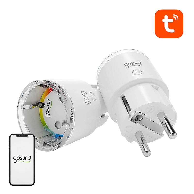 Gosund EP2 WiFi smart socket, 2 pieces (two-pack) 10A Tuya