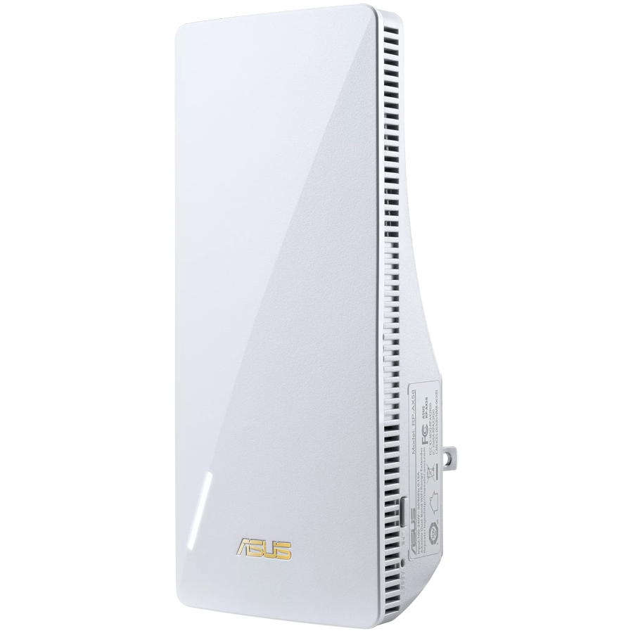 ASUS RP-AX58 AX3000 Dual-Band WiFi 6 (802.11ax) Razširjevalec dosega/ Razširjevalec AiMesh za brezhibno mrežo WiFi, deluje z skoraj vsakim WiFi usmjerivačom - 90IG07C0-MO0C10-A