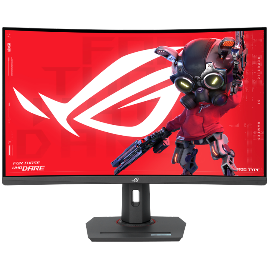 ASUS ROG Strix XG32WCS ukrivljen gaming monitor - 80cm (32"/31.5" vidno), QHD (2560 x 1440), Fast VA, 1500R, 180Hz (nad 144Hz), 1ms (GTG), USB Type-C, FreeSync, HDR - 90LM0AC0-B01970-A