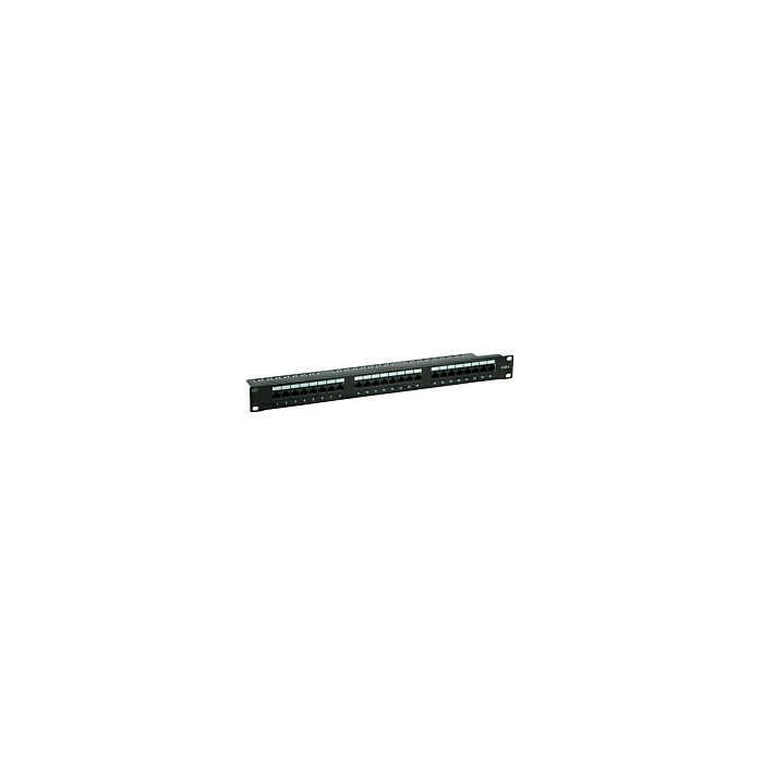 Roline VALUE Cat.6/Class E 19" Patch Panel 24-porta UTP, crni