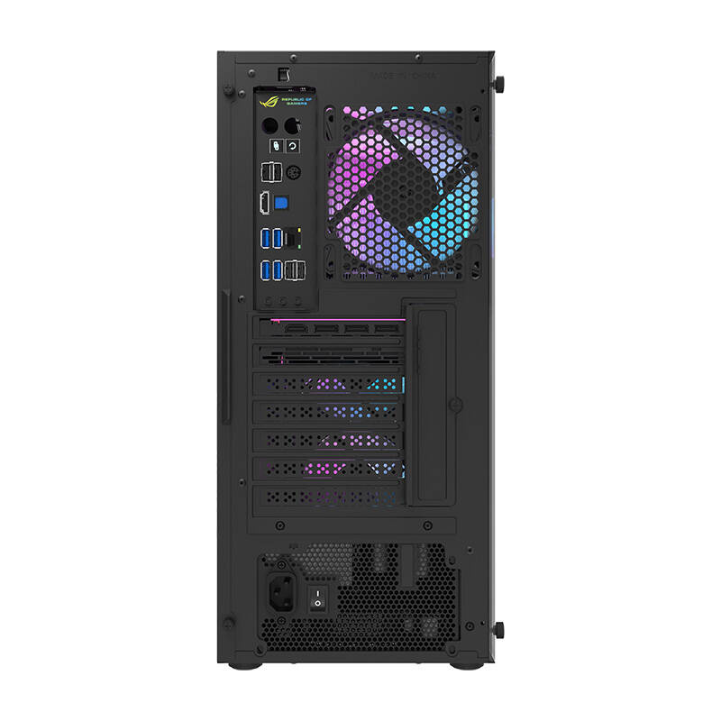 Darkflash DK351 computer case (black) + 4 RGB fans
