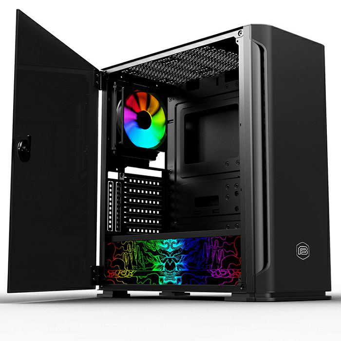 BIT FORCE Mid Tower ARGB Gaming PC kućište GALAXY ATG-2