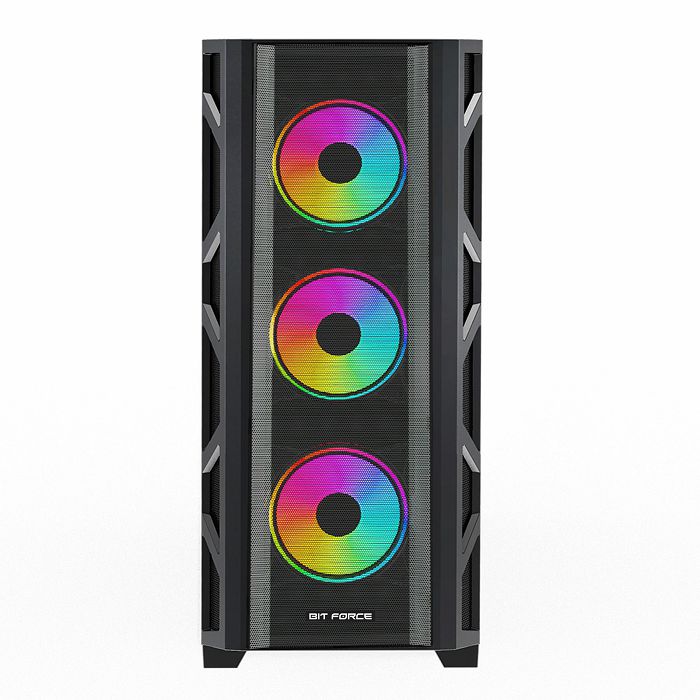 BIT FORCE Full Tower ARGB Gaming PC kućište GIANT ARGB-TM4, Mesh