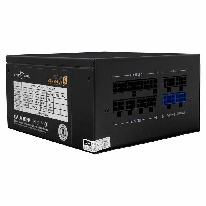 Napajanje WHITE SHARK 750W, 80+ GOLD, Full Modular GPSU-GENERAL-2