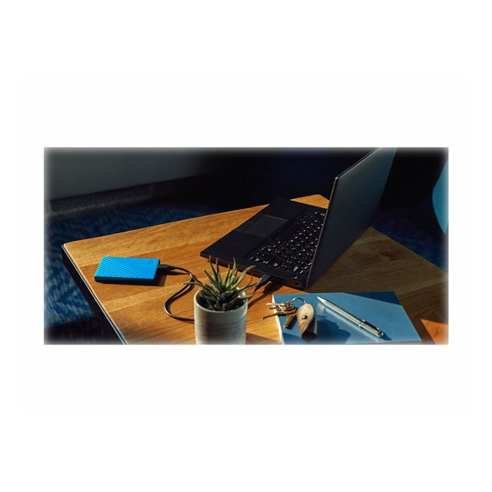WD My Passport 4TB portable HDD Blue