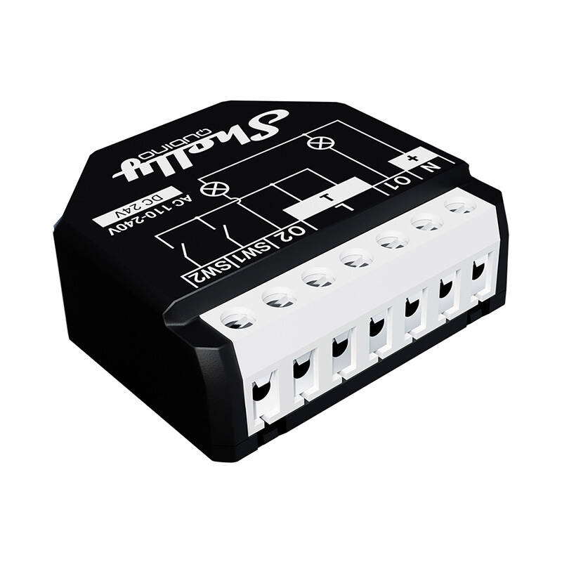 Shelly Qubino Wave2PM Controller, 2-channel, Z-Wave (Power measurement)
