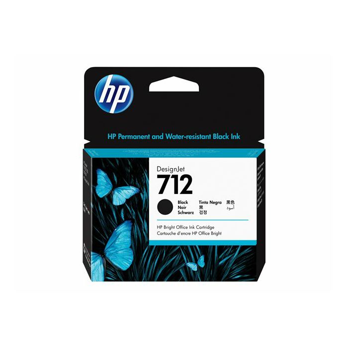 HP 712 80-ml Black Designjet Ink