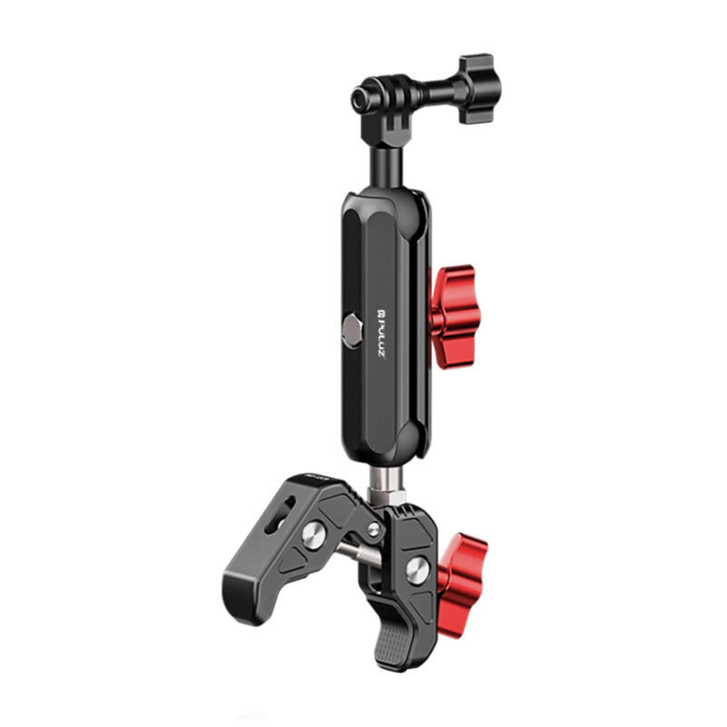 PULUZ motorcycle mount for sports cameras (including Osmo Action 5 Pro, Insta360 X5 / X4 / X3)(PU3211)