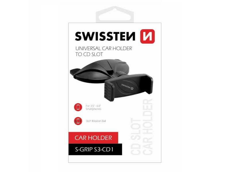 SWISSTEN držač za mobitel, za CD utor S-GRIP S3-CD1 - 03030032