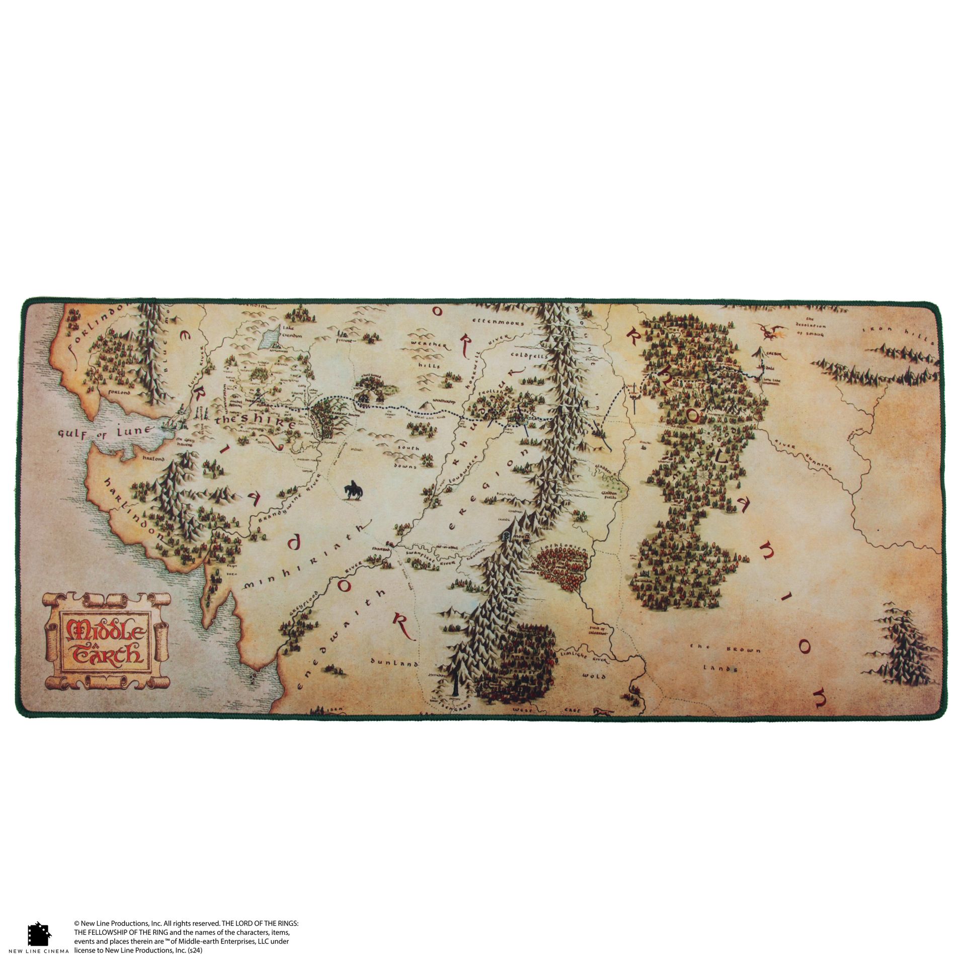 CINEREPLICAS: LOTR - DESK MAT - MIDDLE EARTH MAP