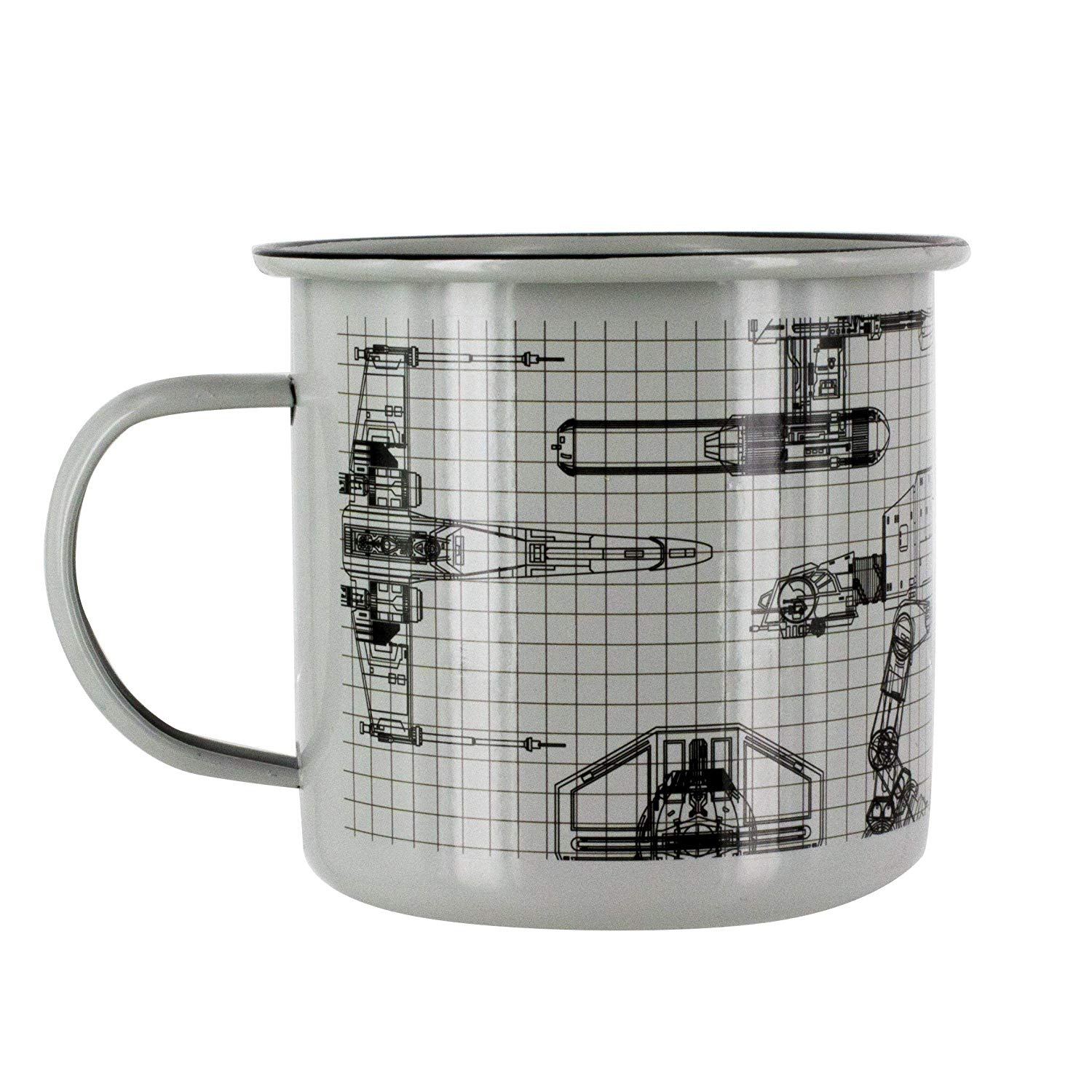 PALADONE Star Wars schematics mug