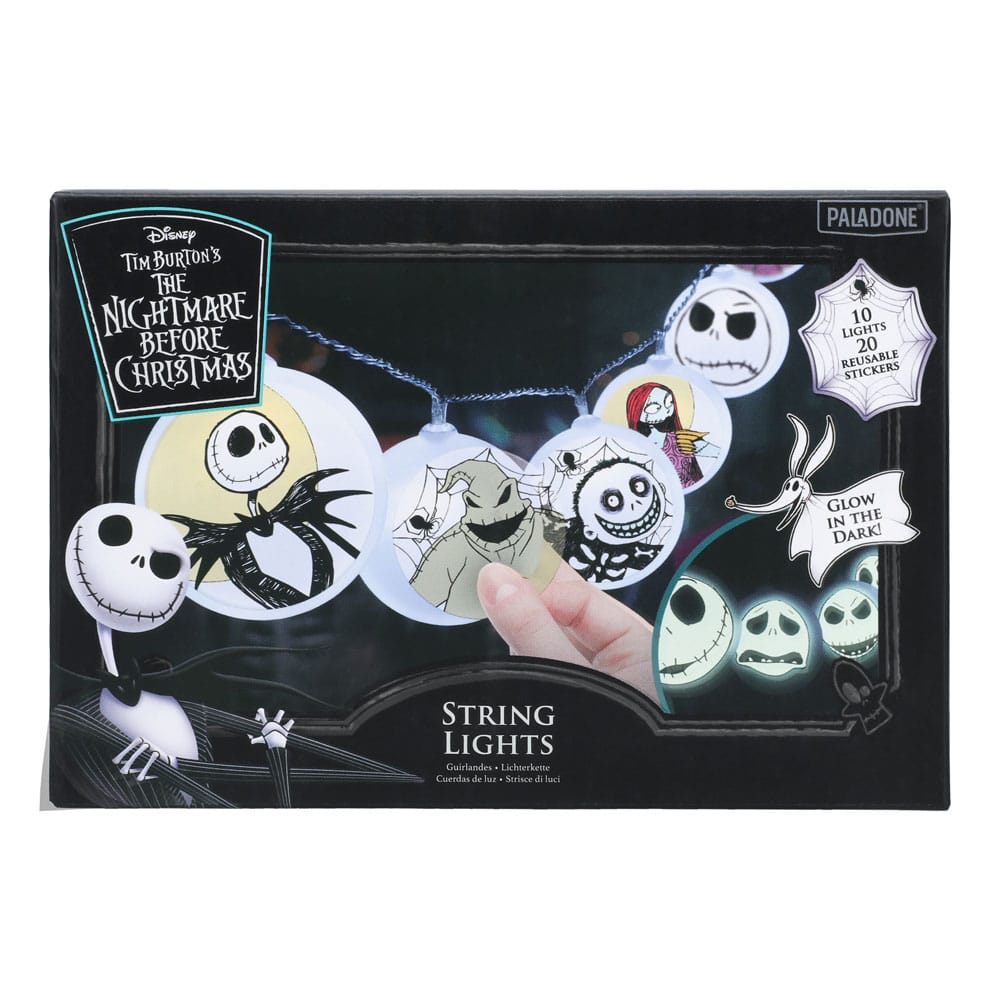 PALADONE Nightmare Before Christmas String Lights With Sticker