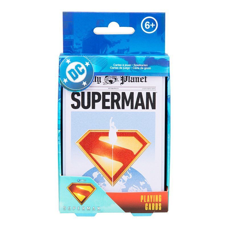 PALADONE Superman Playing Cards in A Tin